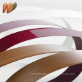 Wood Grain Customizable PVC furniture 2mm plastic table edge banding